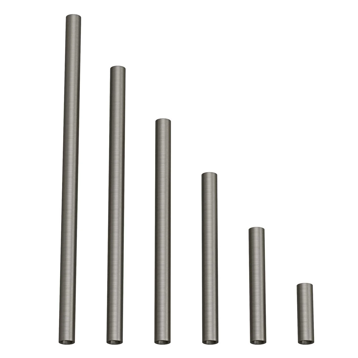 Tube d’extension en métal pour suspensions ou lampes de table - Titane satiné