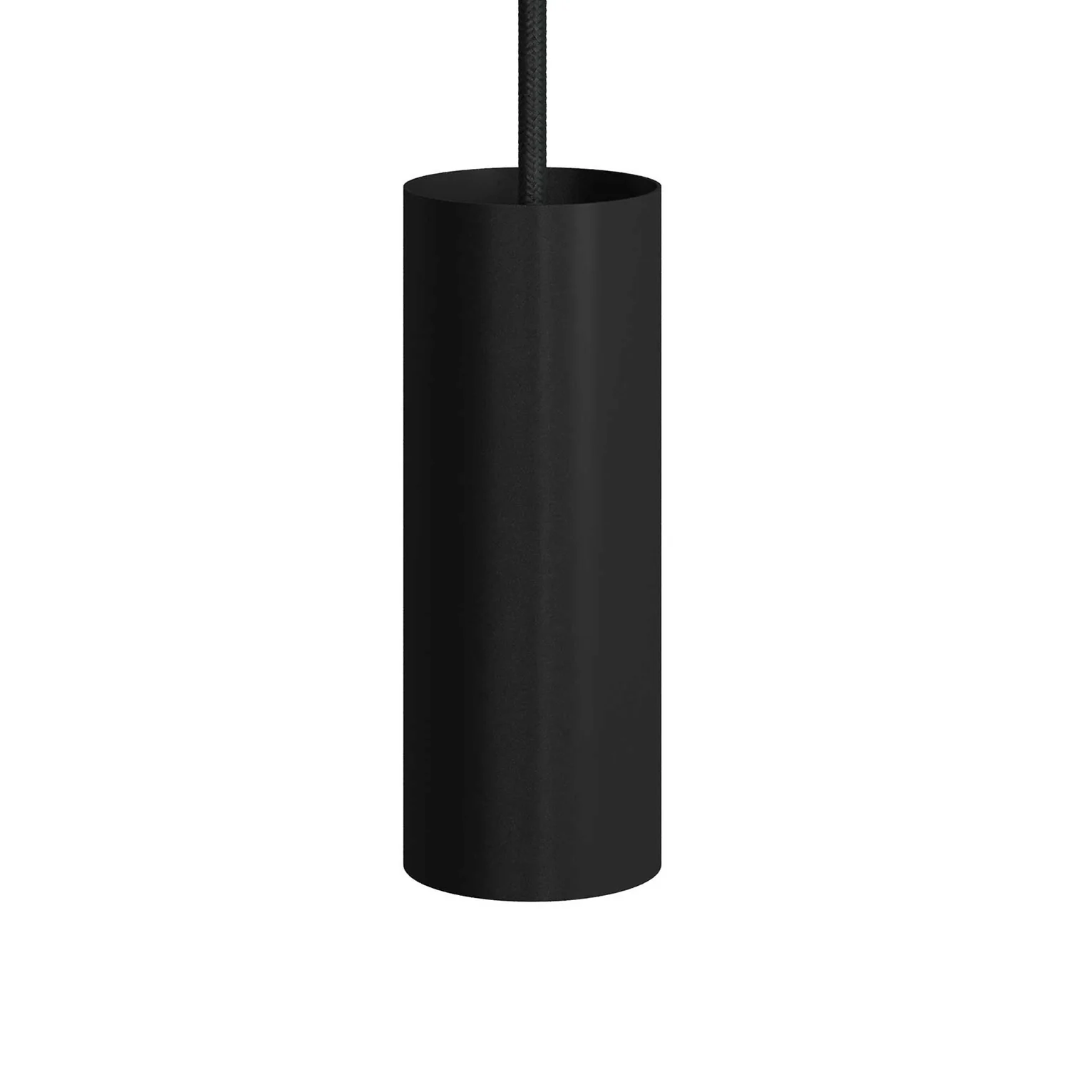 Tub-E12, spot tubulaire avec douille E12 double bague - Noir