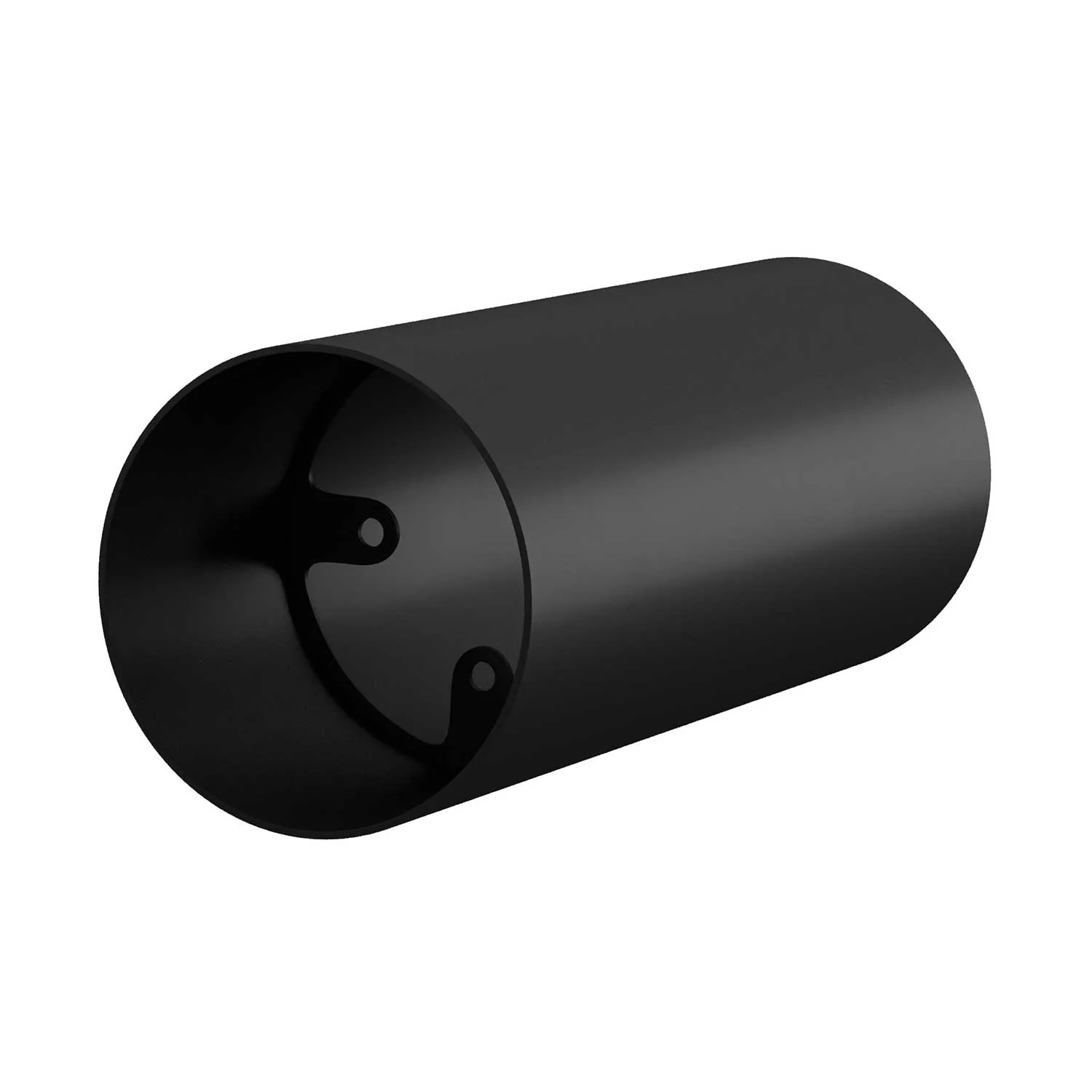 Tub-E12, spot tubulaire avec douille E12 double bague - Noir - Image 3