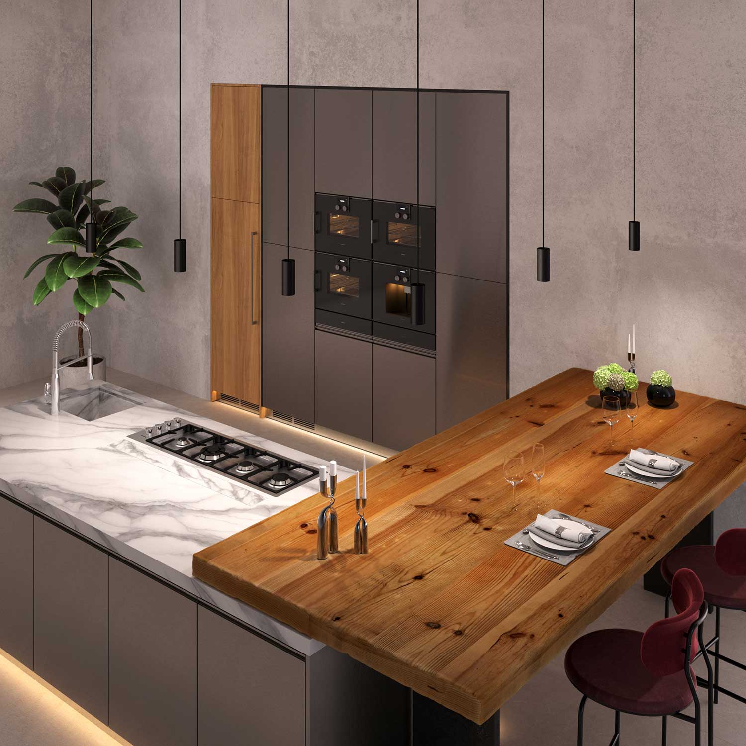 Tub-E12, spot tubulaire avec douille E12 double bague - Noir - Image 6