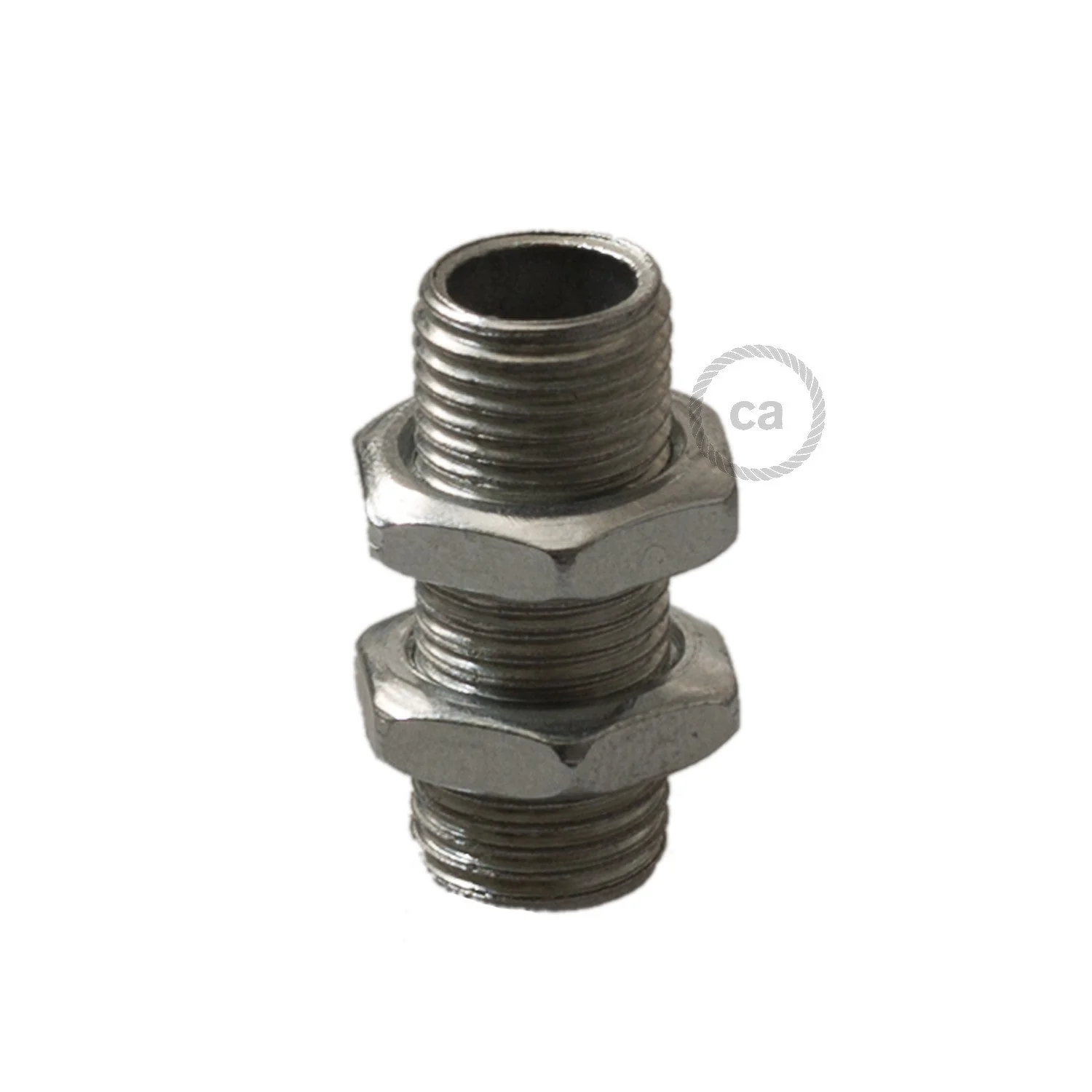 Tube fileté M10x1 h.25mm avec écrous